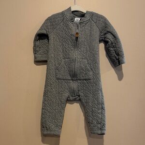 Carter's Charcoal Quilted Footie